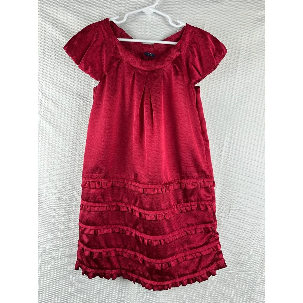 GAP Girl size SMALL 6/7 Red/Burgundy‎ Dress